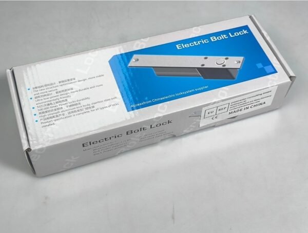 Serrure de porte électrique KDL, serrure électronique à mortaise, pêne métallique, 2 fils, 12 V CC, sécurité intégrée, basse température avec temporisation, pour portes en verre, bois et fer. – Image 2