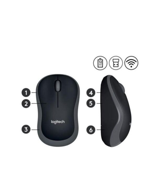 Souris Logitech sans fil M185 Original – Image 3