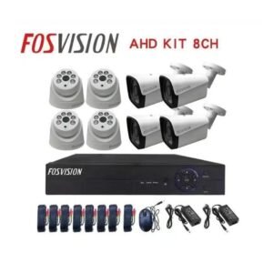 Caméra de surveillance Fosvision Kit de 8 avec vision nocturne
Kit Video Surveillance FOSVISION 8 Cameras