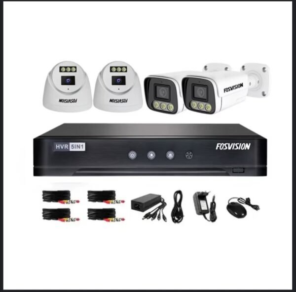CAMERA DE SURVEILLANCE|FOSVISION AHD CAMERA KIT 4 CH + DVR – Image 4