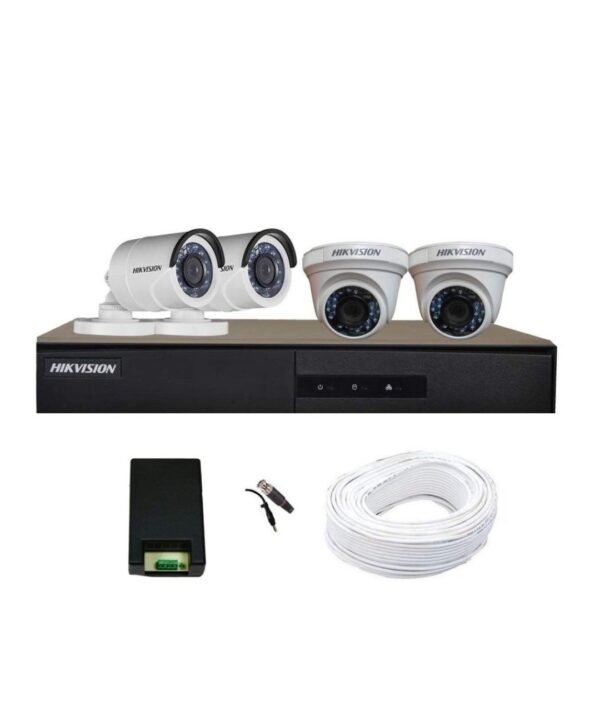 CAMERA DE SURVEILLANCE|FOSVISION AHD CAMERA KIT 4 CH + DVR – Image 2