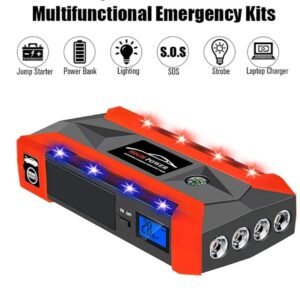 Batterie D'Alimentation Démarreur Portable Voiture, Démarrage, Chargeur Automobile,12V, 600A