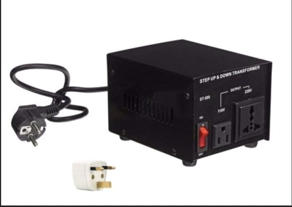 CONVERTISSEUR DE TENSION TRANSFORMATEUR STEP UP / DOWN 500W 220v TO 110V & 110 V – Image 3