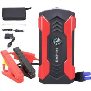 démarreur de saut de voiture,
Booster Batterie Auto - Chargeur de batterie d'urgence 12V, batterie de voiture avec compresseur 99800, dispositif de démarrage rapide
