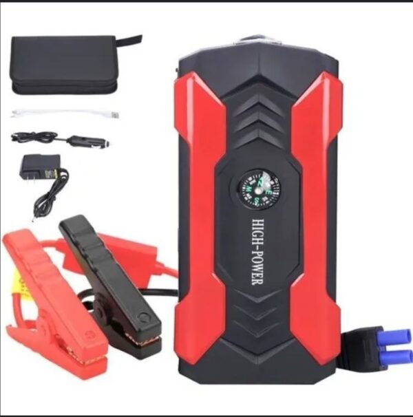 démarreur de saut de voiture,
Booster Batterie Auto - Chargeur de batterie d'urgence 12V, batterie de voiture avec compresseur 99800, dispositif de démarrage rapide