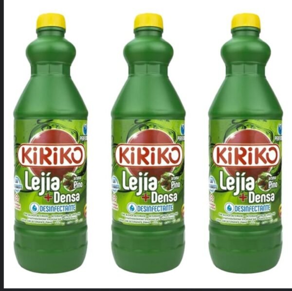 Kiriko Eau de Javel concentrée parfumée au pin 1,5 L – Désinfectant et nettoyant ménager multi-usages puissant pour cuisines, salles de bains, sols et linge Fraîcheur X3 – Image 2