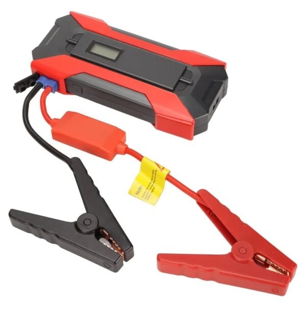 Démarreur De Batterie De Voiture Portable avec écran LCD, 1500a 12000mAh USB Batterie De Démarrage De Démarrage De Batterie avec Câbles De Démarrage Et chargeur Téléphone Modes D'éclairage LED – Image 5