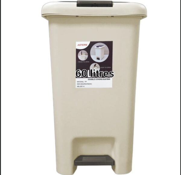 poubelle à pédale de 60 Litres, – Image 2