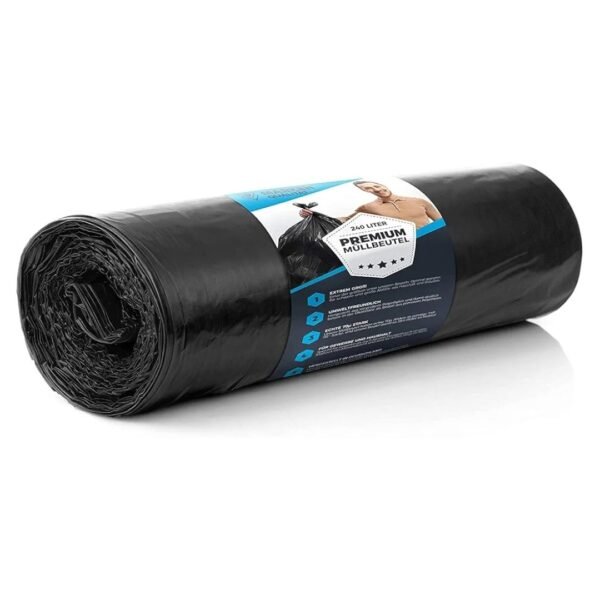Sac poubelle industrie 150L 80 micron rlx 20 sacs ou plus sur certains paque
Sacs en Plastique Anti-Fuites, Grande Capacité 240 L 10L .20L 30L 50L 60L 100L – Image 3