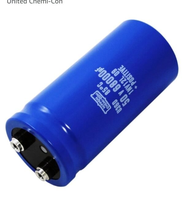 Condensateur 68000µF 50V | Condensateur électrolytique jusqu'à une température de 85°C | 50,8x105mm | condensateur de démarrage de moteur de type CD60