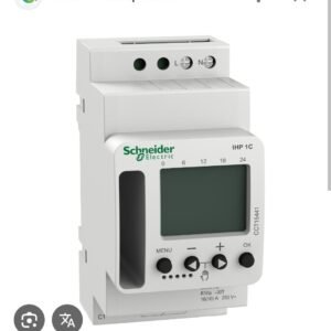 Interrupteur crépusculaire modulaire programmable CCT15441 Schneider - Horloge modulaire hebdomadaire programmable - 56 commutations - Acti9 IHP