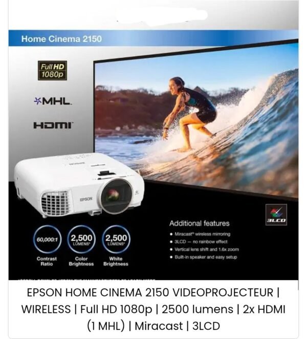  vidéoprojecteur Epson EH-TW5650 – Image 5