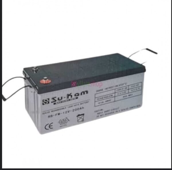 batterie solaire à gel de marque Falcon Su-Kam RB- FM 12V- 200AH