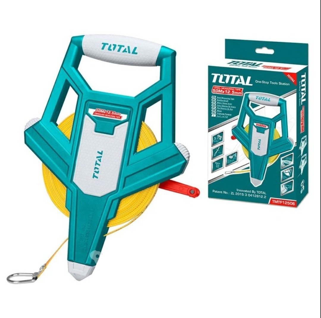 Ruban À Mesurer TOTAL 50 M 12,5 Mm TMT710506