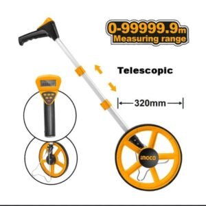 Roue de mesure numérique de la marque Ingco, odomètre,
Numérique afficher mesure roue HDMW23