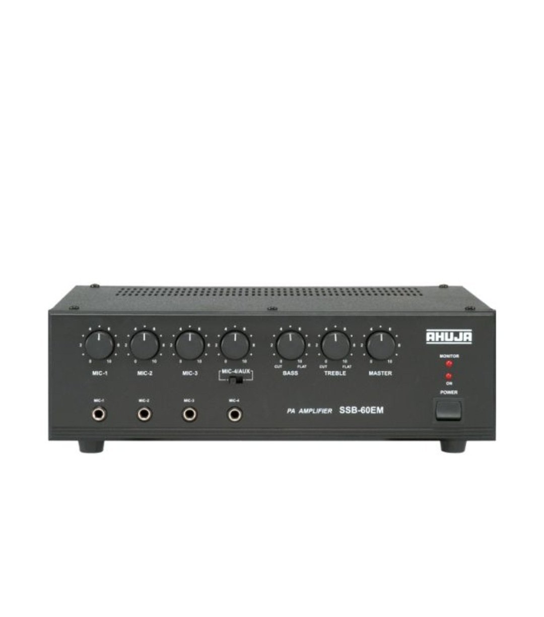 amplificateur de sonorisation Ahuja modèle SSB-60EM/USB – Image 2