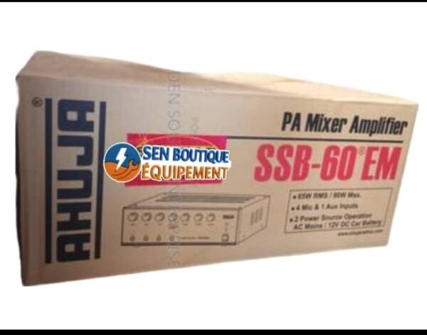 amplificateur de sonorisation Ahuja modèle SSB-60EM/USB