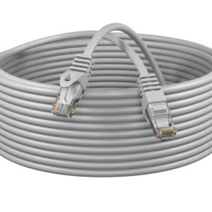 Cables réseaux FTP CAT 6 Direct Online Câble de raccordement réseau Ethernet Cat6 de 50 m, câble Internet 550 MHz, compatible avec PC, ordinateur portable, modem, routeur, téléviseurs, cordon d'imprimante, consoles