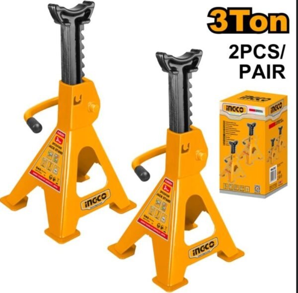 CRIC Ingco SUPPORT DE CRIC 2PCS Chandelle INGCO 3 tonnes HJS0301