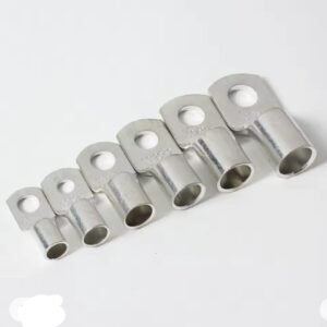 cosse assortiment, cosses de câble, également appelées connecteurs ou bornes de câble de connecteur d'anneau de cuivre de fil de 6/8/10MM, 100 pièces, Terminal de nez de fil à sertir SC16-6 SC25-6 SC35-6 cosses, trou de boulon d'anneau