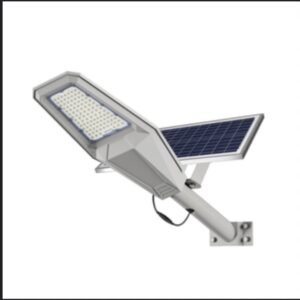 Projecteur solaire d'extérieur en aluminium 6 500 K avec télécommande, éclairage de sécurité du crépuscule à l'aube pour jardin, gouttière, terrain de basket, arène, pelouse (20 000 lm)
