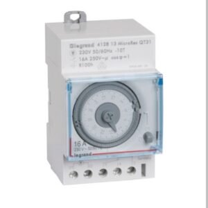 interrupteur horaire programmable analogique – cadran horizontal – journalier – avec réserve marche – Ref.412813