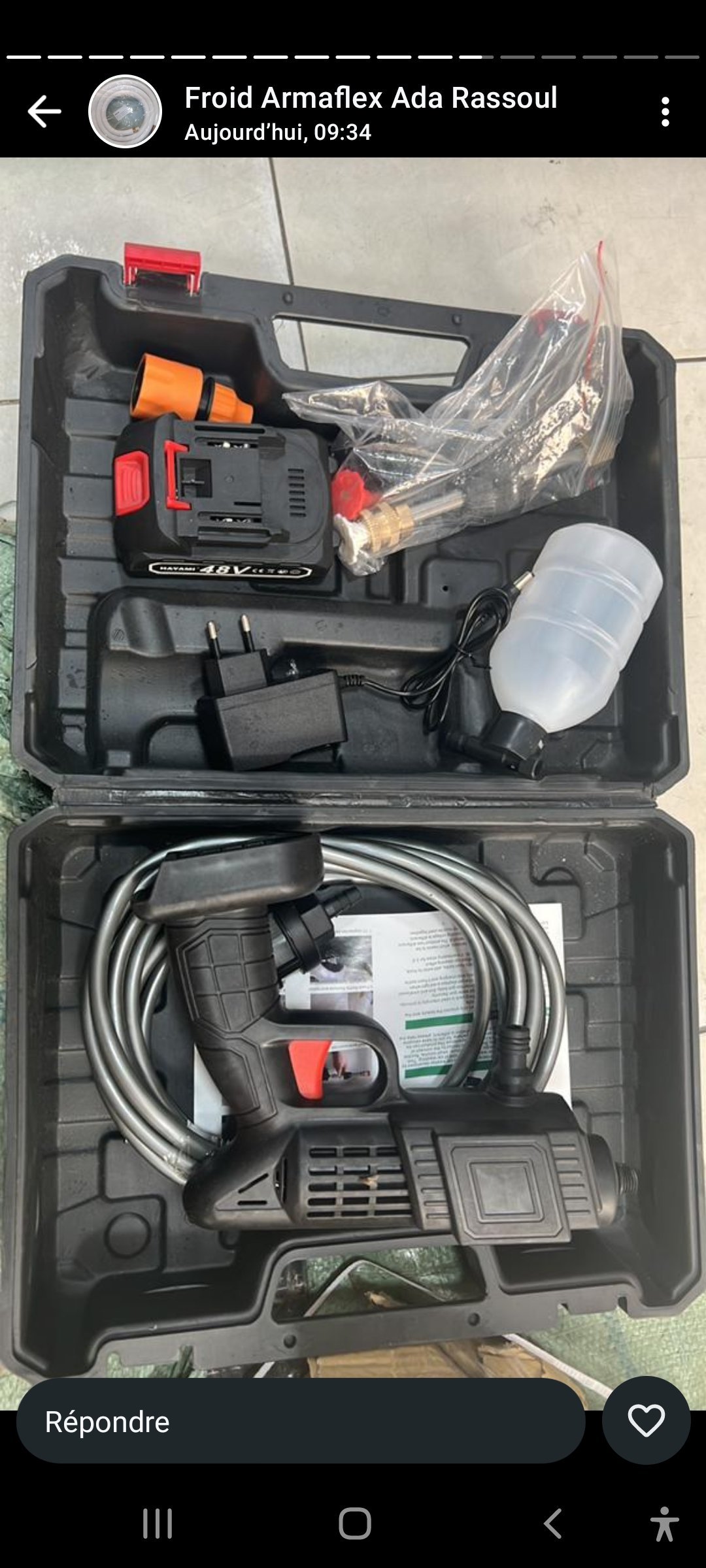 nettoyeur haute pression Pistolet de lavage haute pression pour voiture et autres. – Image 3