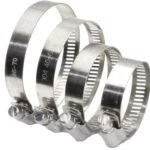 Colliers de serrage à vis sans fin AMA 50 à 70 mm (boite de 10)