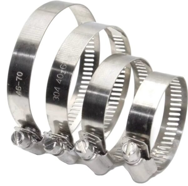 Colliers de serrage à vis sans fin AMA 50 à 70 mm (boite de 10)