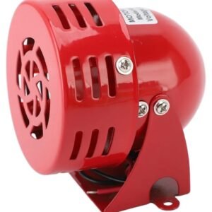 Mini Sirène à Moteur électrique Rouge 110 DB, Sirène Stroboscopique D'avertissement électrique, Alarme Sonore, Alarme de Moteur Industriel, Cloche de Sirène, Alarme Sonore (24V)