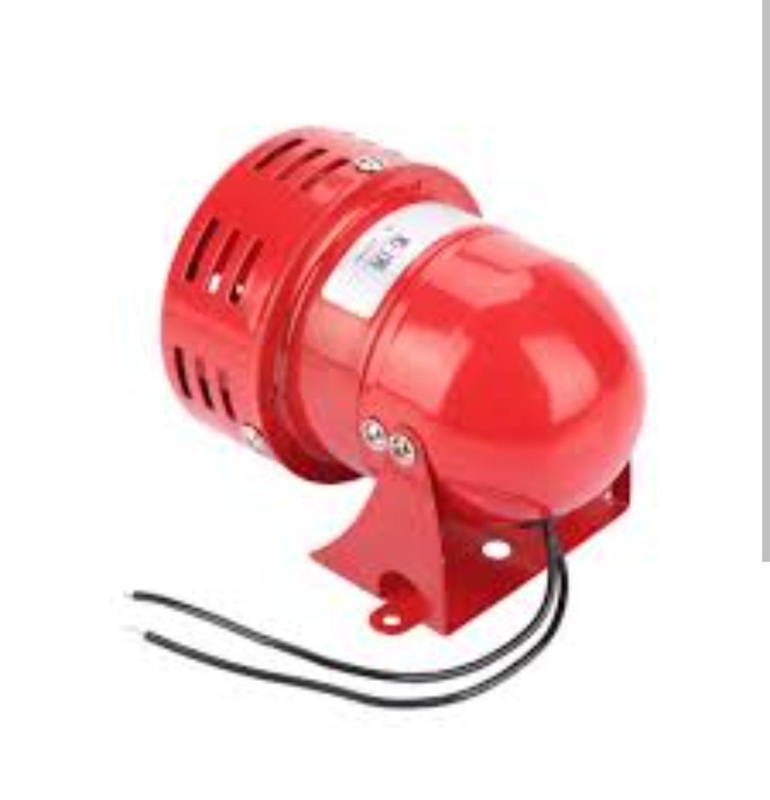 Mini Sirène à Moteur électrique Rouge 110 DB, Sirène Stroboscopique D'avertissement électrique, Alarme Sonore, Alarme de Moteur Industriel, Cloche de Sirène, Alarme Sonore (24V) – Image 2