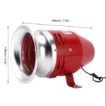 Sirène, Alarme industrielle 220V MS-390 de sécurité en métal de sécurité en métal de sirène son rouge