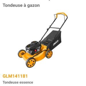Tondeuse à gazon à essence INGCO GLM141181
