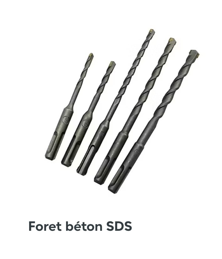 mèches de perceuse Foret béton, fer Bois forets multi-matériaux de la marque Erbauer – Image 2