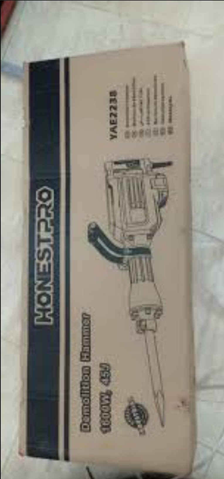 marteau de démolition de la marque Honestpro, modèle YE2490 – Image 3