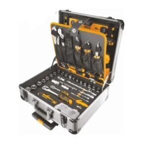 mallette à outils de la marque Ingco, modèle HKTHP21471, contenant 147 pièces. 