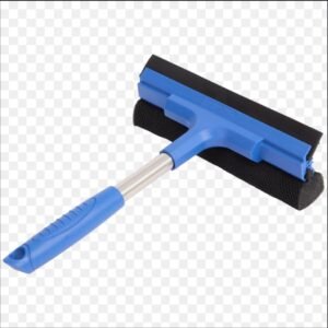 Raclette à vitres 2-en-1   Raclette et éponge Nettoyage complet des vitres et des miroirs