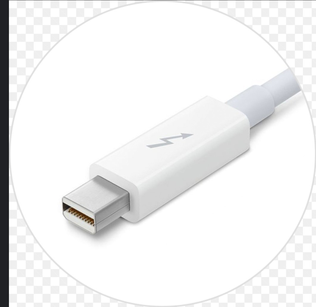 Câble Thunderbolt Apple (1m) – Blanc APPLE THUNDERBOLT CABLE (1M) – Image 3