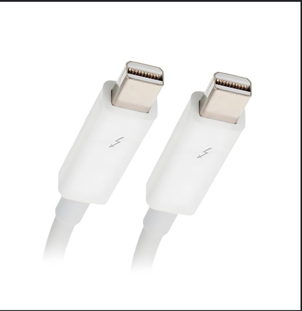Câble Thunderbolt Apple (1m) – Blanc APPLE THUNDERBOLT CABLE (1M) – Image 4