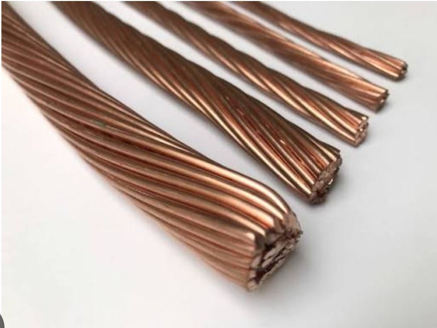 Cuivre nu Section : 25 mm² Normes de référence : NFC 31 111 NFC 34 110 / EN 60 228 (NFC 32 - 013 par métrages