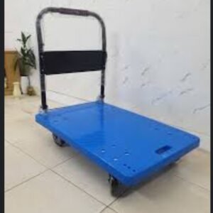 chariot 500 Kg  de manutention pliant, un outil conçu pour le transport de charges lourdes sur des surfaces planes