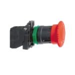 Arret d'urgence rouge 22mm