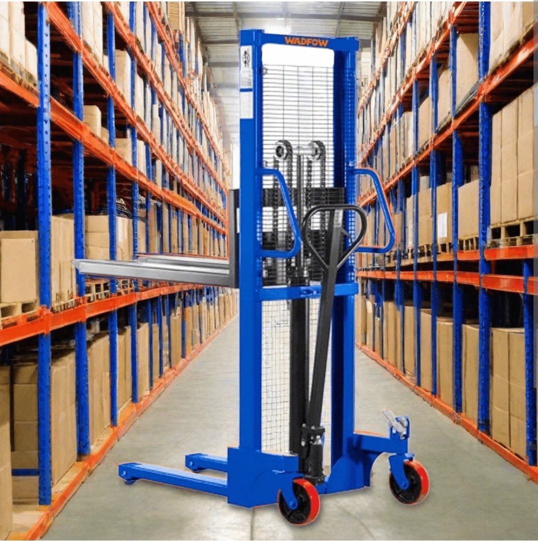 ÉLÉVATEUR DE PALETTES MANUEL 1000 KG HYDRAULIQUE WADFOW WNK1R10 – Image 2