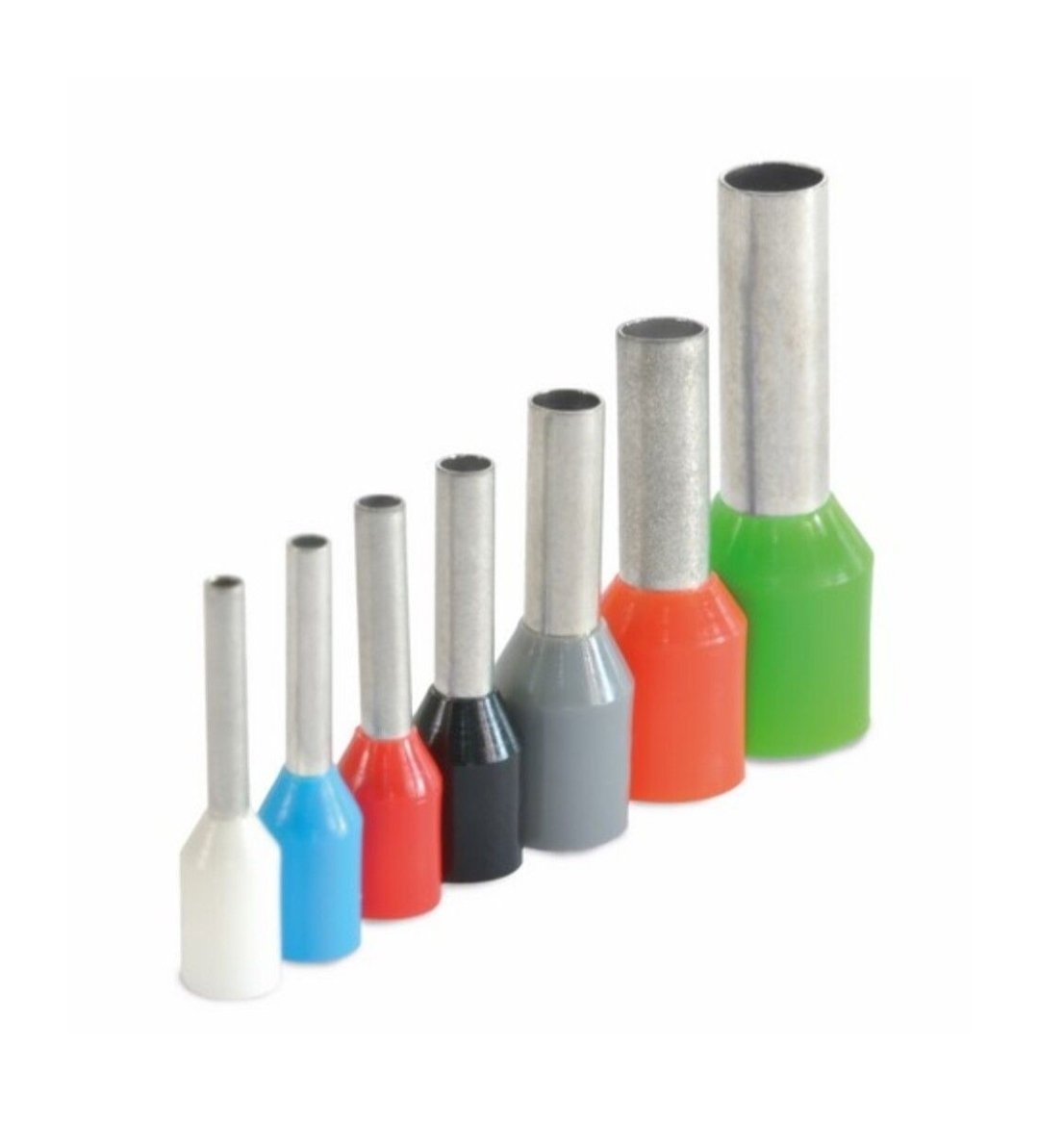 Embout de 6mm2 - par pièce embouts de câblage, aussi appelés embouts à sertir ou manchons de câblage.