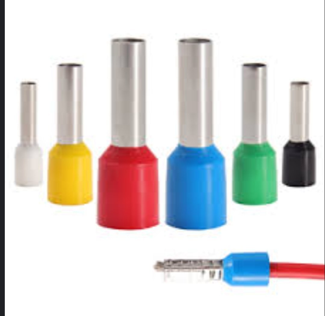 Embout de 6mm2 - par pièce embouts de câblage, aussi appelés embouts à sertir ou manchons de câblage. – Image 2