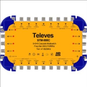 Multiswitch cascade Televes  STM-9908C 8 sorties
