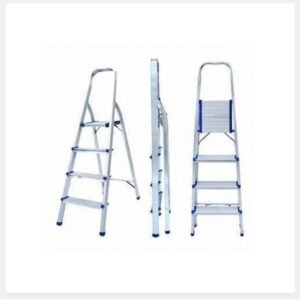 Échelle, escabeau pliable en aluminium à 4 marches