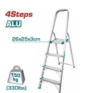 ÉCHELLE TOTAL EN ALUMINIUM 4 MARCHES