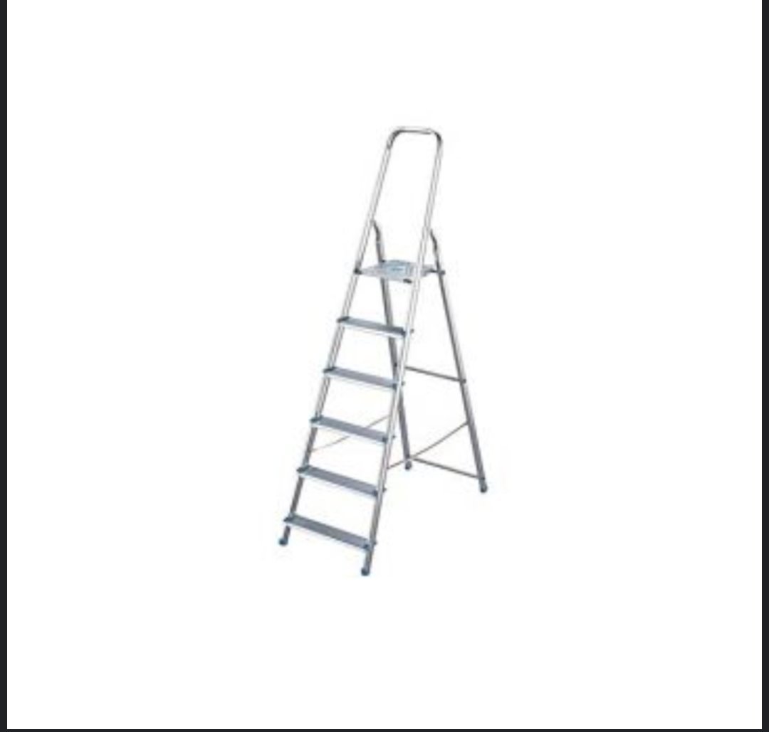 Escabeau avec 5 marches en aluminium