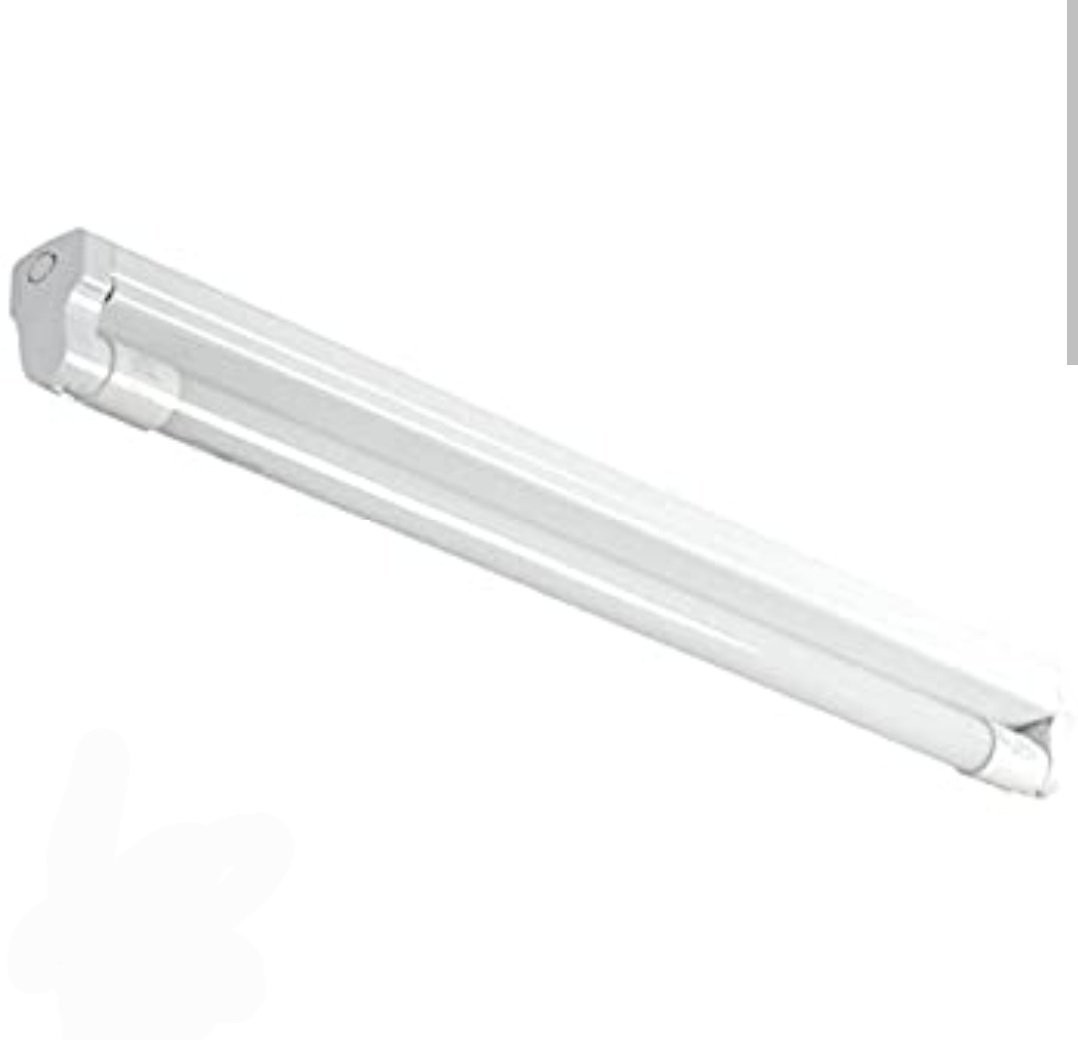 Réglette 1,20cm + tube Néon LED 1,20 cm + ampoules Led complèt – Image 2